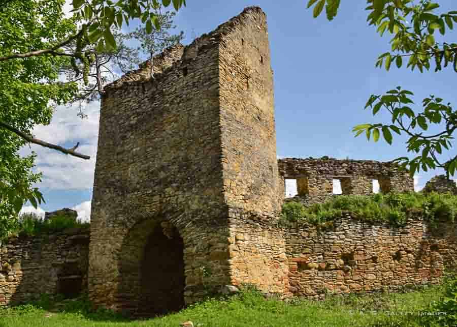 Ruins of the fortress of Saschiz