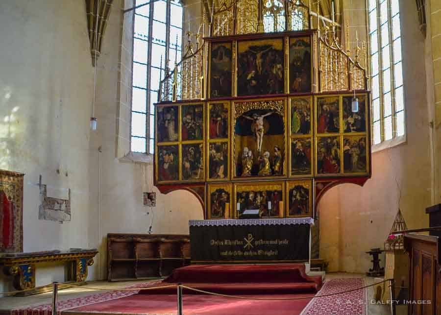 altar piece at Biertan church