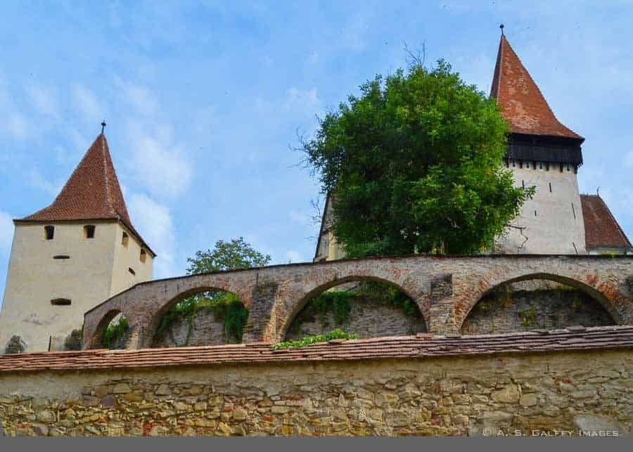 walls surrounding Biertan Fortified Church