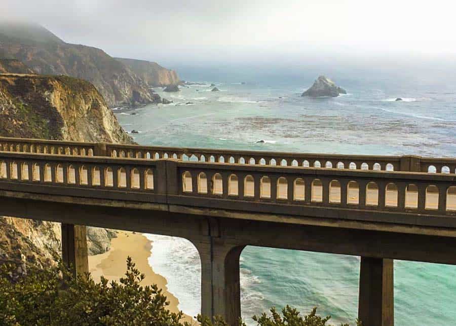 driving on Highway 1 one between LA and San Francisco