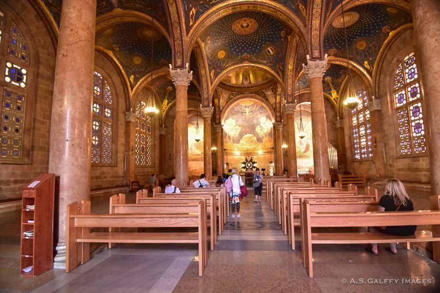 view of the Sanctuary of the Church of All nations