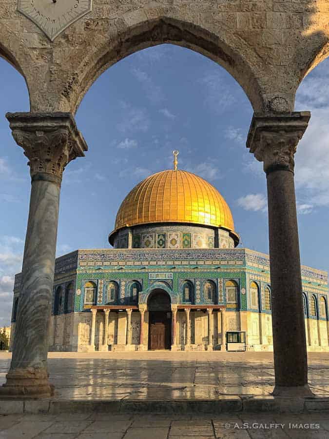 Visiting the Dome of the Rock on Temple Mount