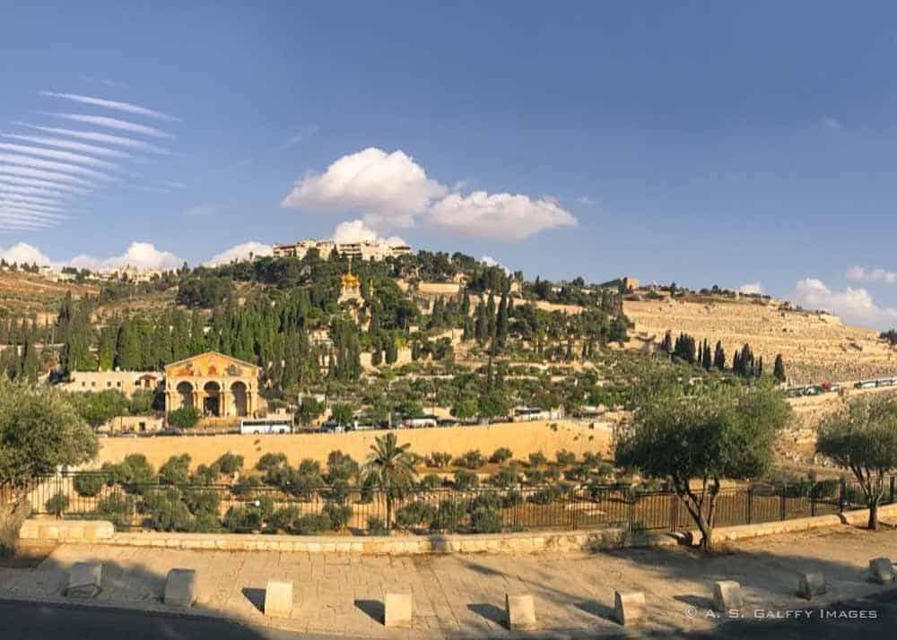 View of the Mount of Olives