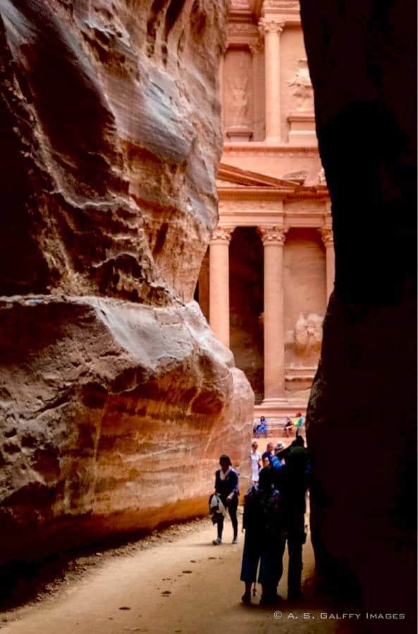 The Treasury at Petra - best places to visit in Jordan