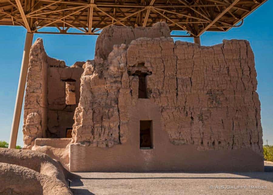 Casa Grande Indian ruins in Arizona
