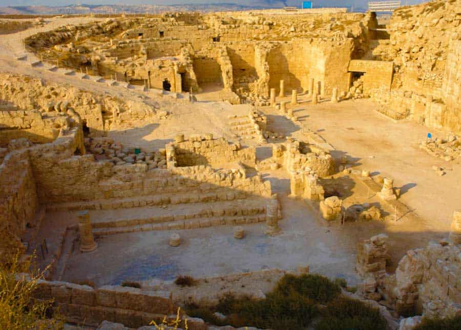 The ruins of Herodium
