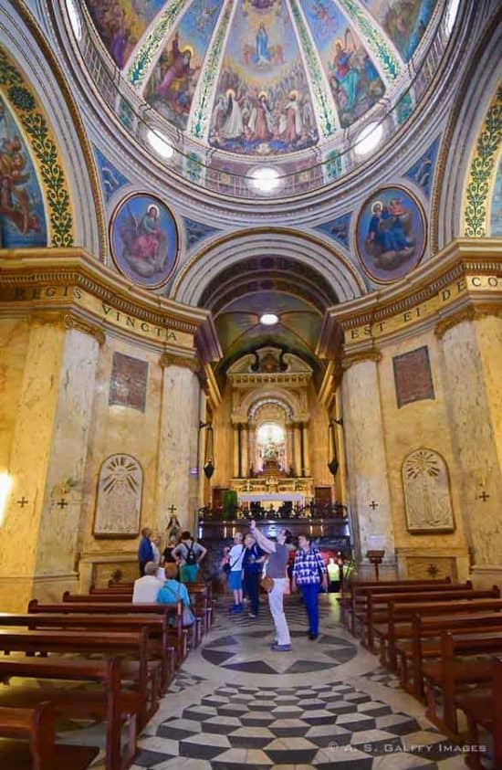 interior of Stella Maris Monastery