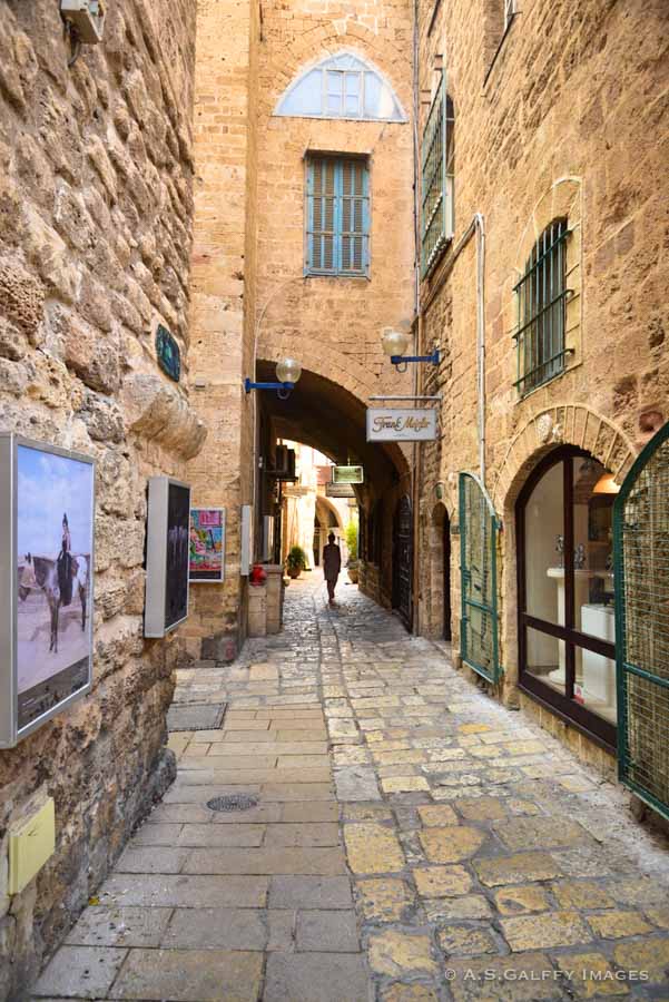 Street in Old Town Jaffa