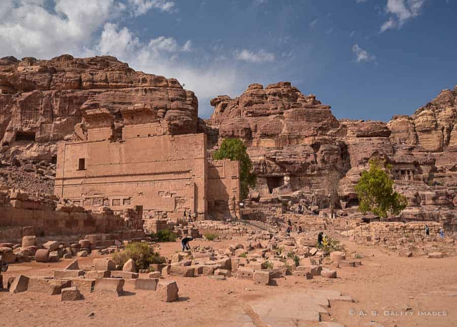 The Temple of Dushares in Petra