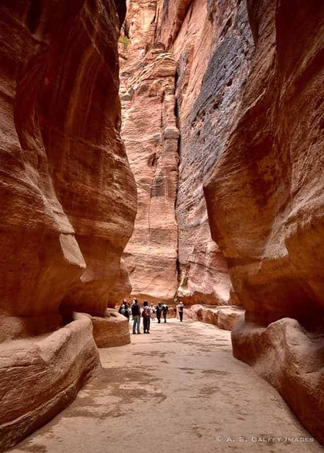 The Siq in Petra