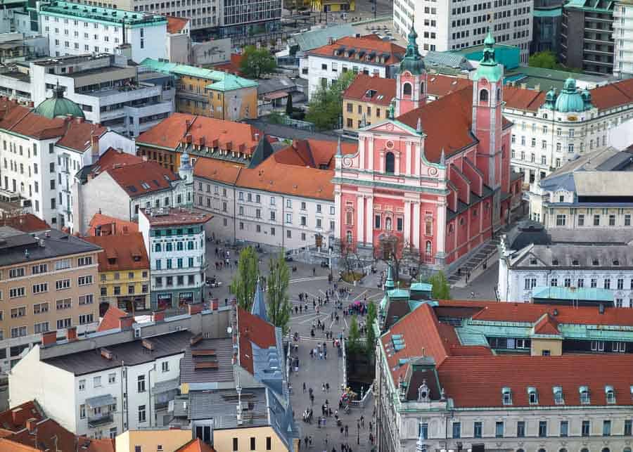 Prešeren Square, places to visit in Ljubljana