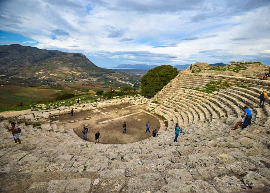 The Greek Theater in Segesta