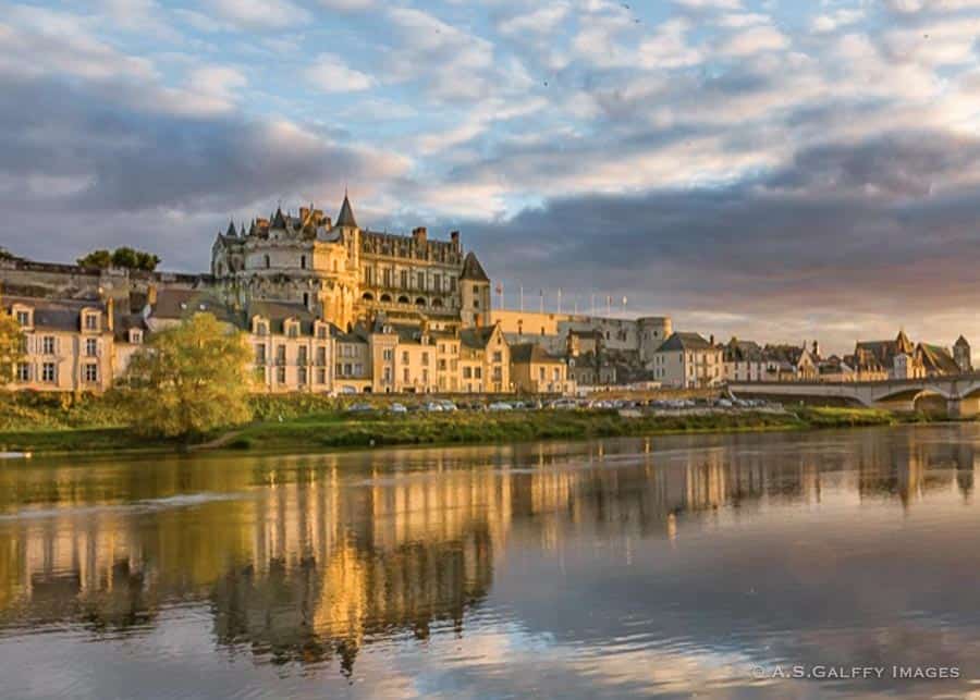 Castle of Amboise in the Loire Valley