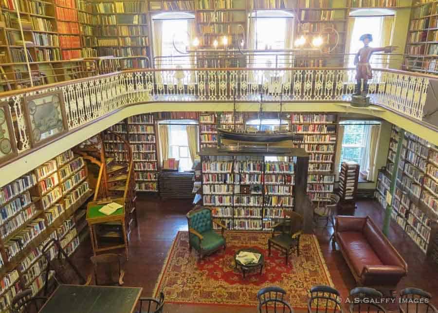 the Library at Morrin Center in Quebec City