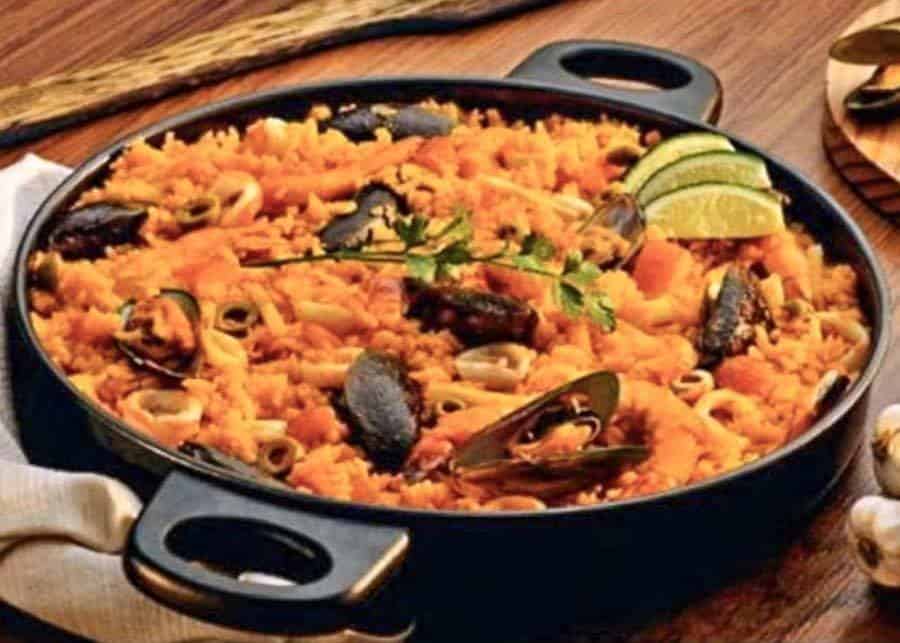 Paella, a traditional Spanish Dish