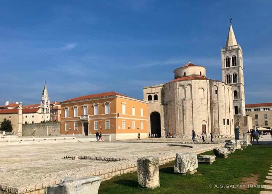The Roman Forum in Zadar