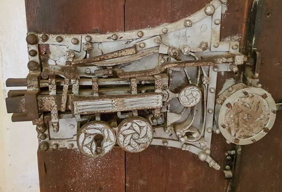 the sacristy door lock