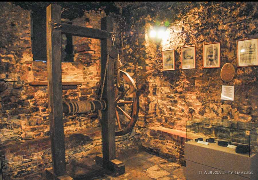 displays in the. Torture Museum