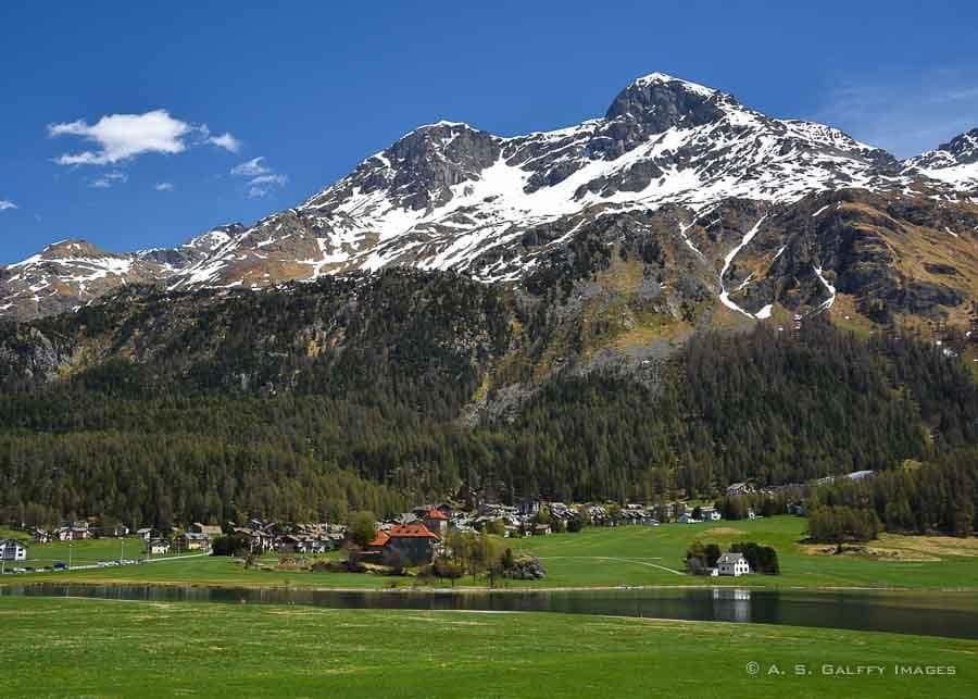 Exploring the area around St. Moritz Lake